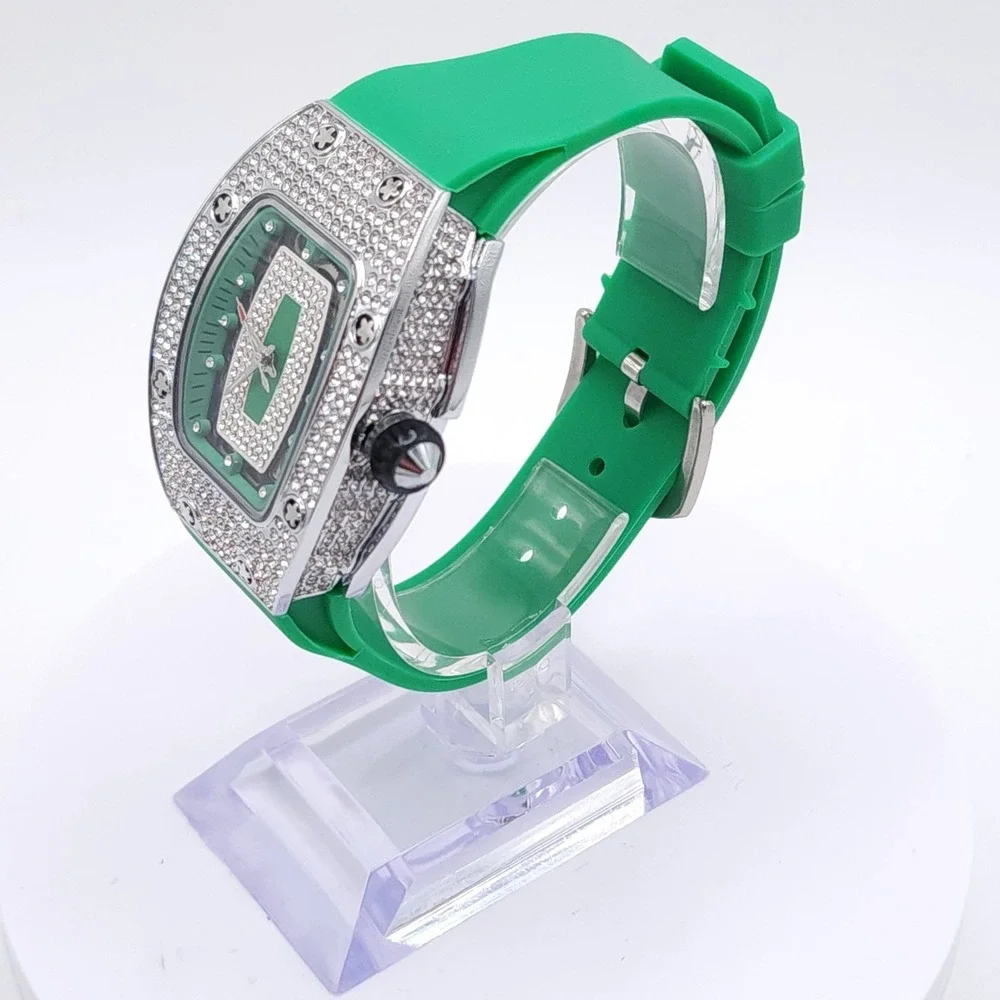 BIBI RIC006S8 Green Crystal Watch